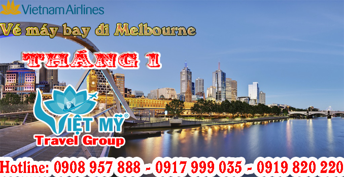 Vé máy bay đi Melbourne tháng 1 Vietnam Airlines