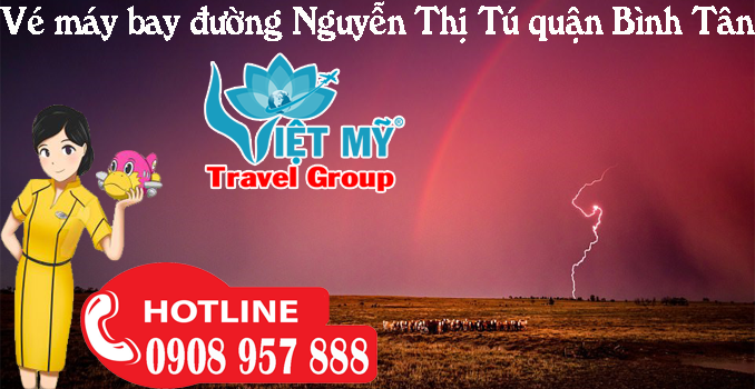 Vé máy bay đường Nguyễn Thị Tú quận Bình Tân