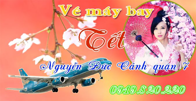 Vé máy bay tết đường Nguyễn Đức Cảnh quận 7
