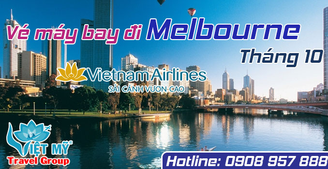 Vé máy bay đi Melbourne tháng 10 Vietnam Airlines