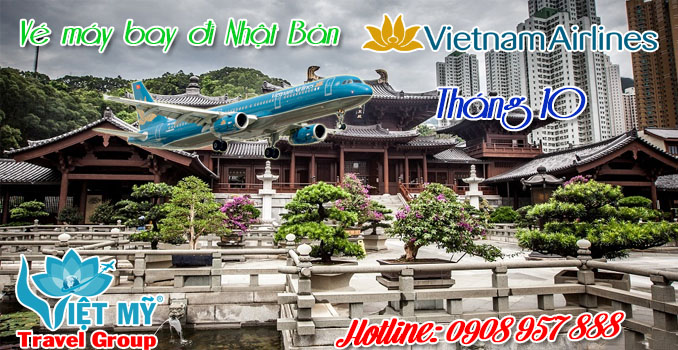 Vé máy bay đi Nhật Bản tháng 11 Vietnam Airlines