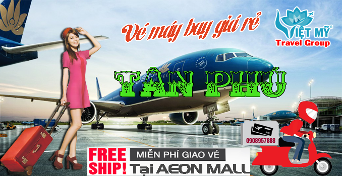 Miễn phí giao vé máy bay tại AEON MALL Tân Phú