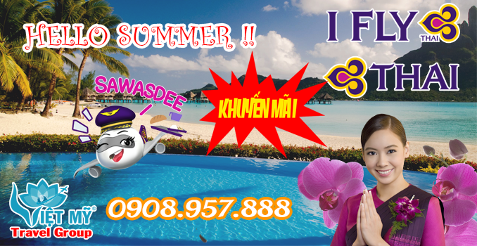 Khuyến mãi Hello Summer hãng Thai Airways