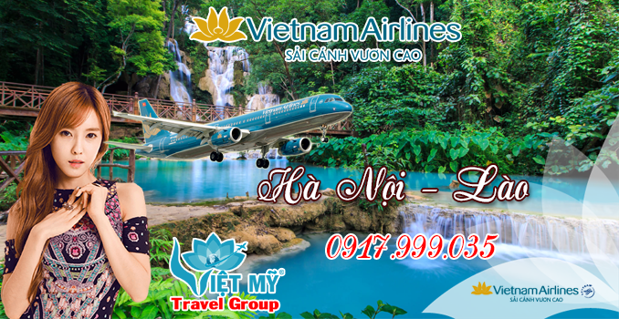 Vietnam Airlines khuyến mãi vé chuyến bay Hà Nội đi Lào
