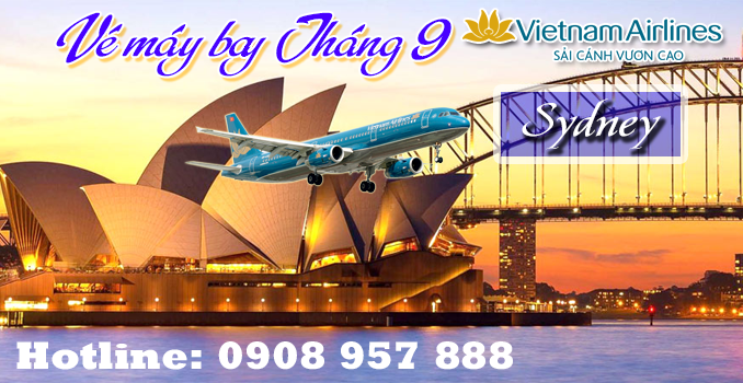 Giá vé máy bay đi Sydney tháng 9 Vietnam Airlines