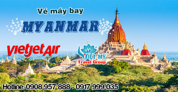 Vé máy bay đi Myanmar Vietjet Air