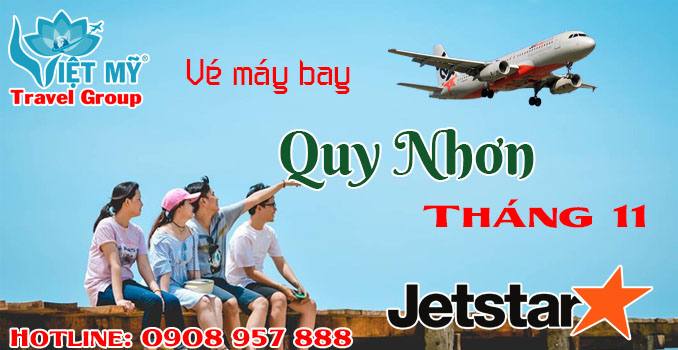 Vé máy bay đi Quy Nhơn tháng 11 hãng Jetstar