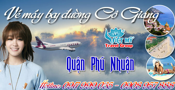 Vé máy bay đường Cô Giang quận Phú Nhuận
