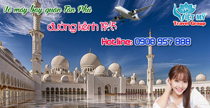 Vé máy bay đường kênh 19/5 quận Tân Phú