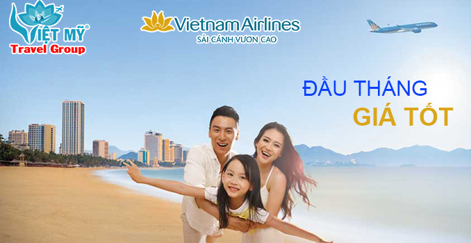 Đầu tháng giá tốt - Vietnam Airlines ưu đãi đến 20% giá vé máy bay