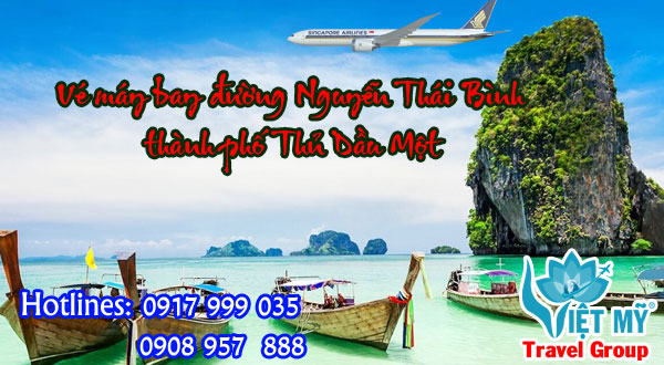 Vé máy bay đường Nguyễn Thái Bình Thành Phố Thủ Dầu Một tỉnh Bình Dương