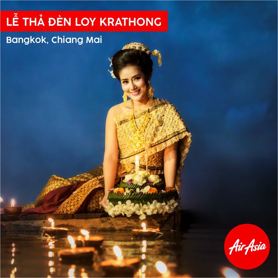 lễ hội hoa đăng Loy Krathong