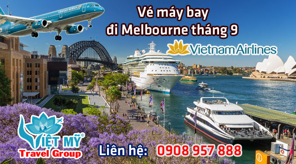 vé máy bay đi Melbourne tháng 9 Vietnam Airlines