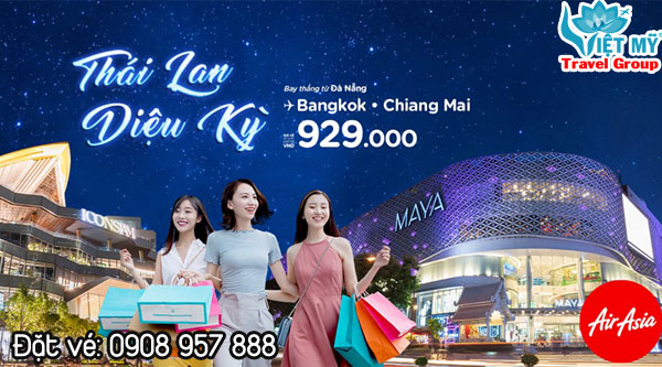AirAsia khuyến mãi "Thái Lan Diệu Kỳ" giá vé chỉ từ 929k