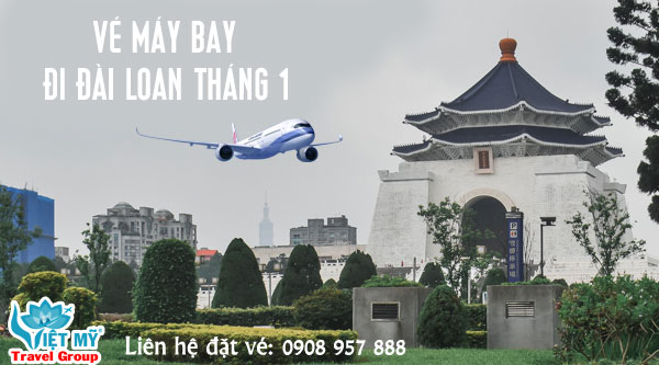 Đại lý vé máy bay đi Đài Loan tháng 1