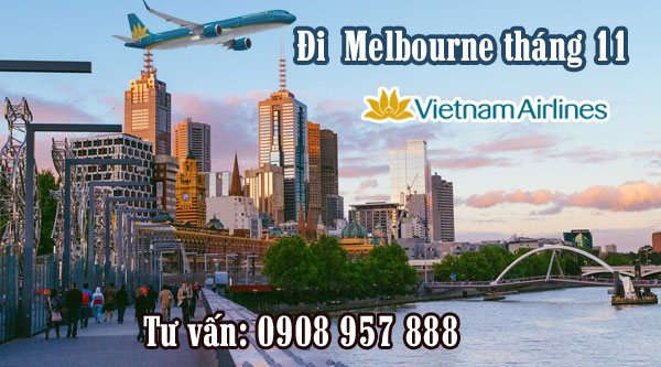 Vé máy bay đi Melbourne tháng 11 Vietnam Airlines