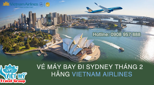 Vé máy bay đi Sydney tháng 2 Vietnam Airlines