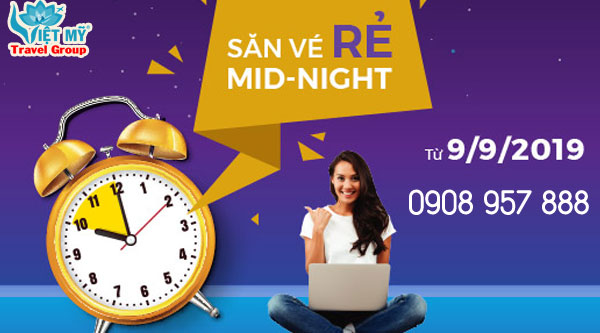 Săn vé rẻ Mid-Night từ hãng Vietnam Airlines