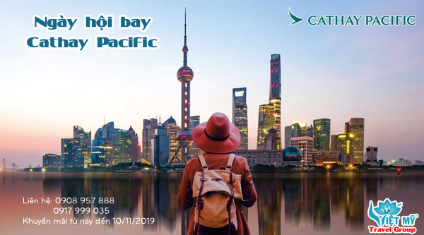 Ngày hội bay Cathay Pacific đến Trung Quốc đại lục