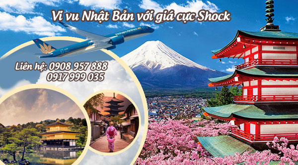 Cùng Vietnam Airlines vi vu Nhật Bản với giá cực Shock