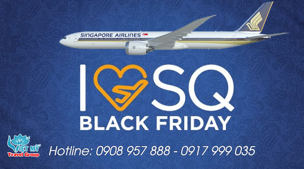 Singapore Airlines ưu đãi đặc biệt mùa Black Friday