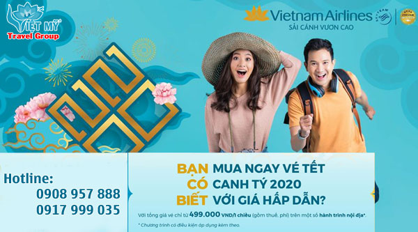 Vietnam Airlines triển khai giá nhân dịp Tết Âm lịch 2020 chỉ từ 499k