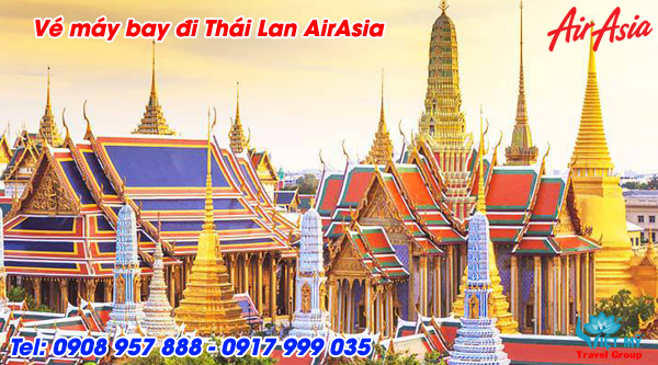 Vé máy bay giá rẻ đi Thái Lan Air Asia