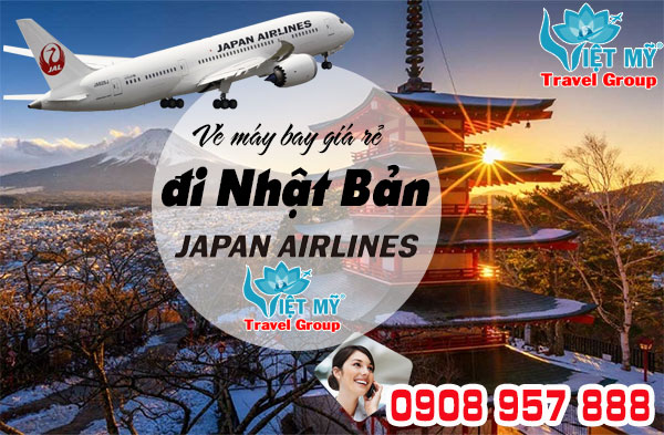 Vé máy bay giá rẻ đi Nhật Bản Japan Airlines