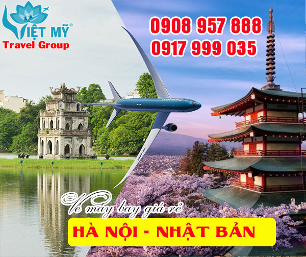 Vé máy bay giá rẻ Hà Nội đi Nhật Bản
