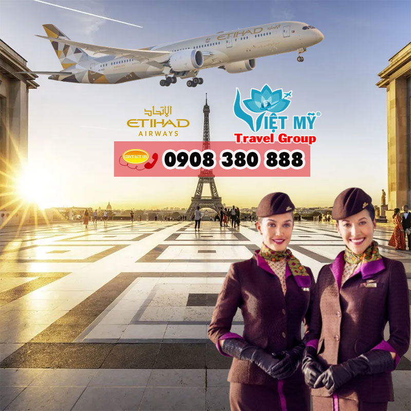 Bay hạng Thương Gia Etihad Airways - Ưu đãi Hà Nội đi Châu Âu