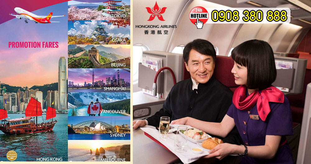 Hong Kong Airlines mở đường bay thẳng Hà Nội – Hồng Kông, vé từ 13 USD/chiều