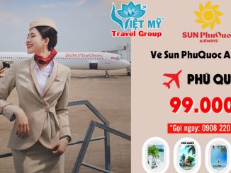 Vé Sun PhuQuoc Airways đi Phú Quốc từ 99.000 đồng