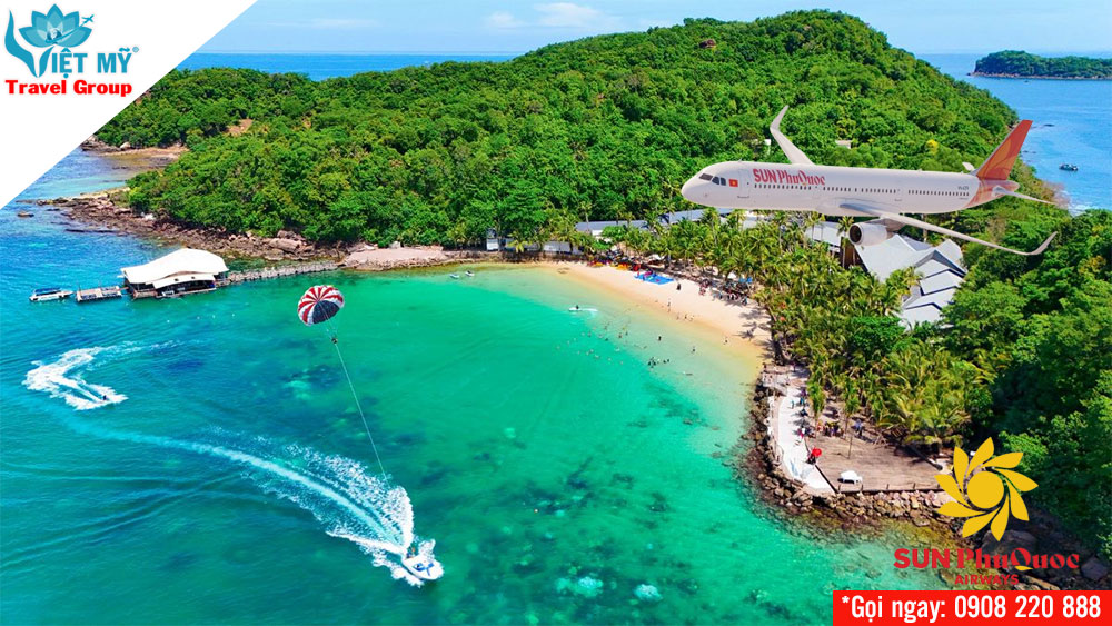 Vé Sun PhuQuoc Airways đi Phú Quốc từ 99.000 đồng