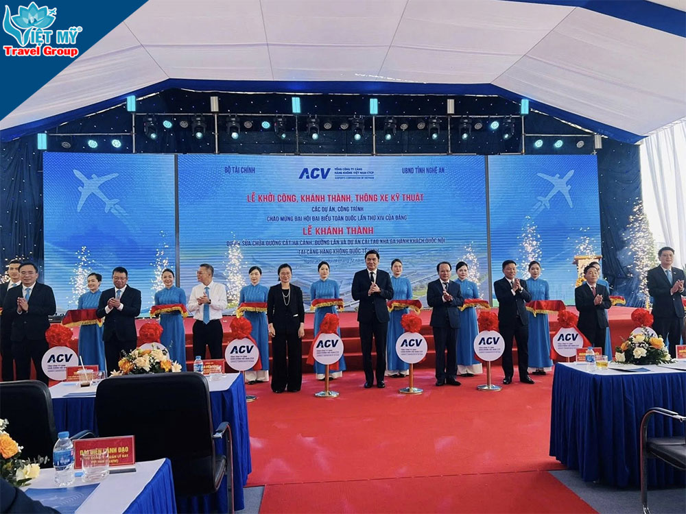 Vietnam Airlines khai thác trở lại tại sân bay Vinh