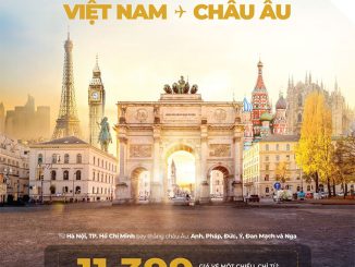 Đặt vé Vietnam Airlines đi Châu Âu giá tốt tại Đại lý Việt Mỹ