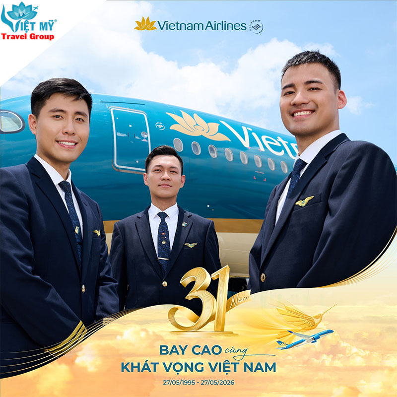 Deal Thứ 5 Vietnam Airlines đã lên sóng – Săn vé đẹp cùng Việt Mỹ