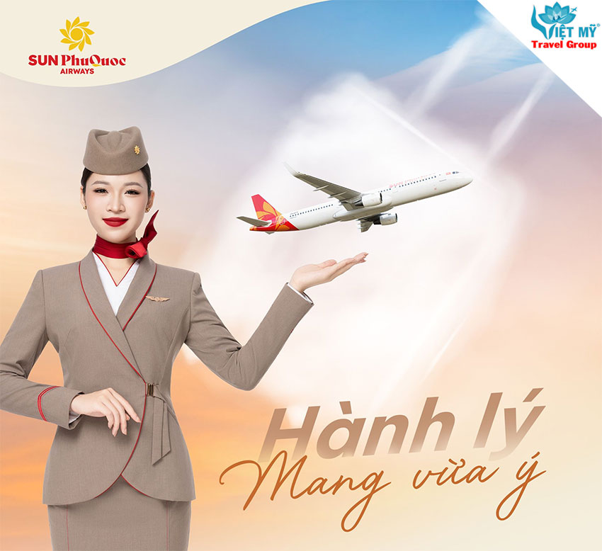 Miễn phí chọn chỗ và ưu đãi 30% hành lý hãng Sun PhuQuoc Airways khi bay TP.HCM - Vân Đồn