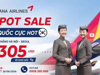 Spot Sale đi Hàn Quốc cùng Asiana Airlines từ Hà Nội chỉ từ 305 USD khứ hồi