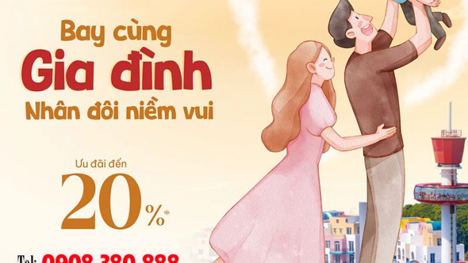 Sun PhuQuoc Airways giảm đến 20% vé trẻ em mùa hè 2026