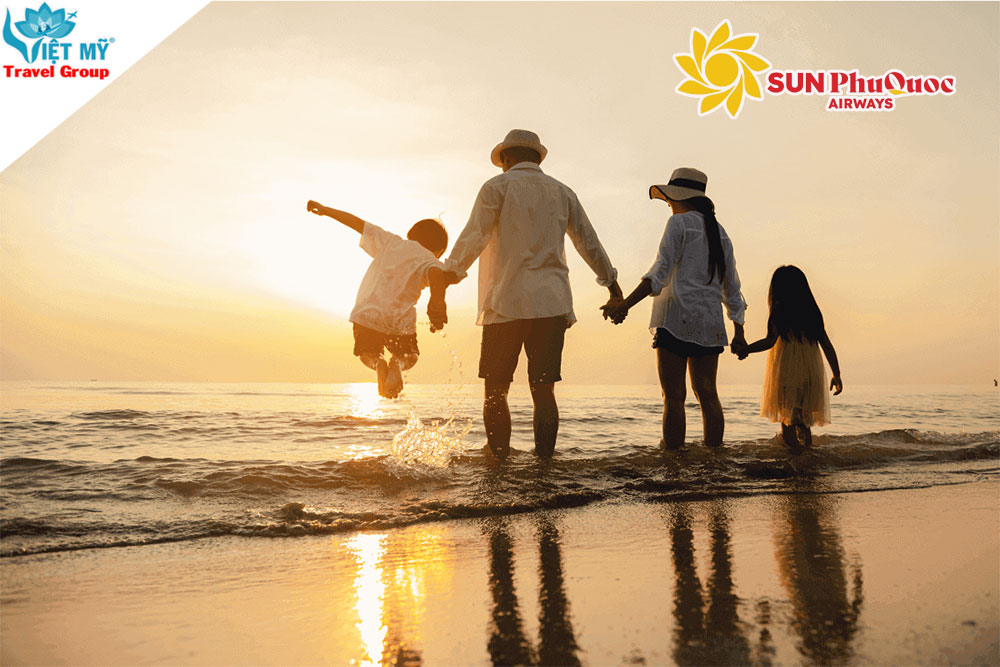 Sun PhuQuoc Airways giảm đến 20% vé trẻ em mùa hè 2026