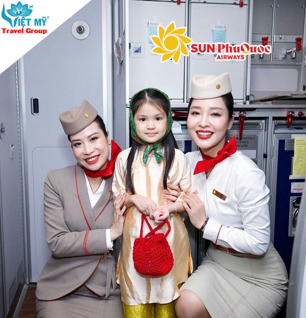 Sun PhuQuoc Airways giảm đến 20% vé trẻ em mùa hè 2026