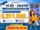 Vé máy bay Hà Nội đi Singapore ưu đãi hấp dẫn cùng Vietnam Airlines