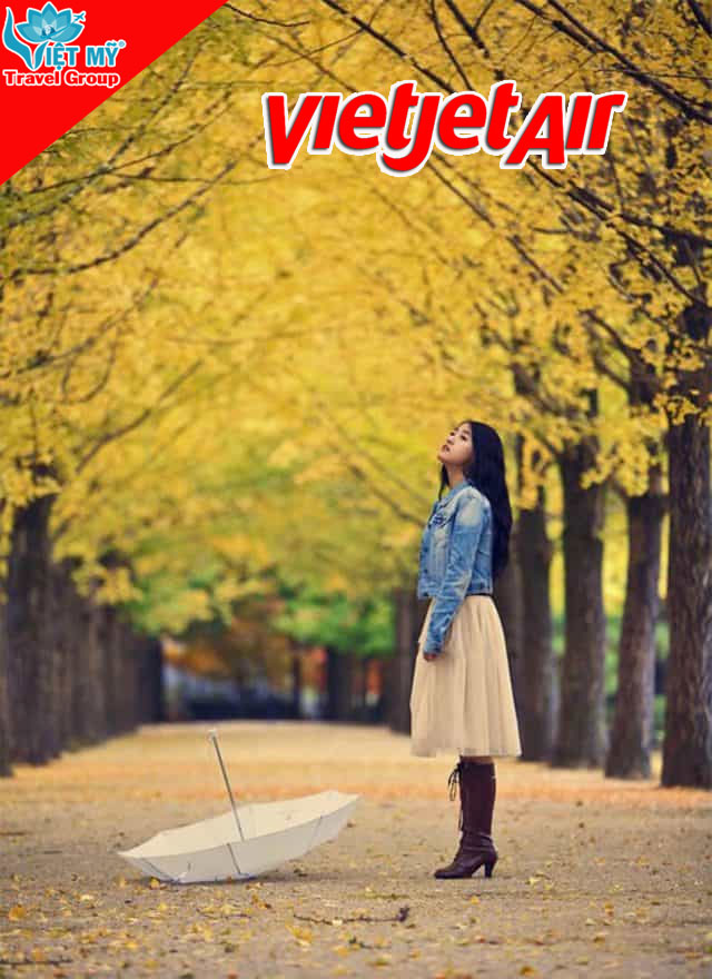 Vietjet mở bán vé bay Incheon tháng 11 - Khám phá Seoul mùa lá vàng!