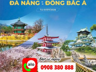 Vietnam Airlines tăng tần suất các chuyến bay từ Đà Nẵng đến Đông Bắc Á (bắt đầu 01/07/2026)