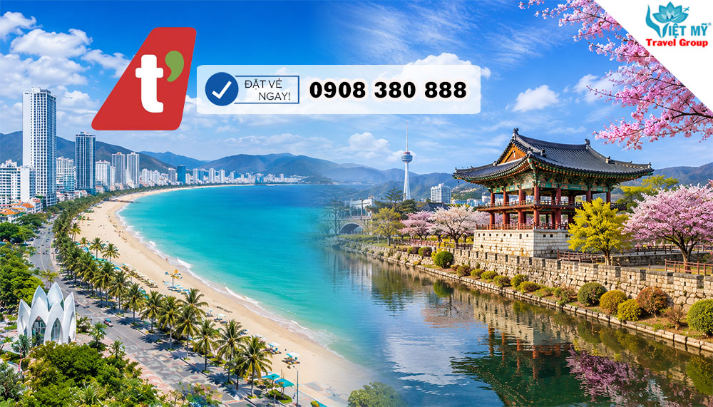 Bay Hàn Quốc cùng T'way Air chỉ từ 45 USD, tặng 30kg hành lý - Hành trình: Nha Trang (CXR) → Cheongju (CJJ) 