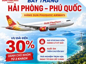 Bay thẳng Hải Phòng - Phú Quốc hãng Sun PhuQuoc Airways, ưu đãi đến 30%