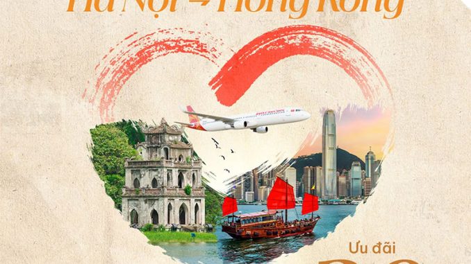 Săn vé Hà Nội – Hong Kong ưu đãi 20% từ Sun PhuQuoc Airways