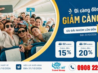 Vietnam Airlines giảm đến 25% cho khách đi theo nhóm