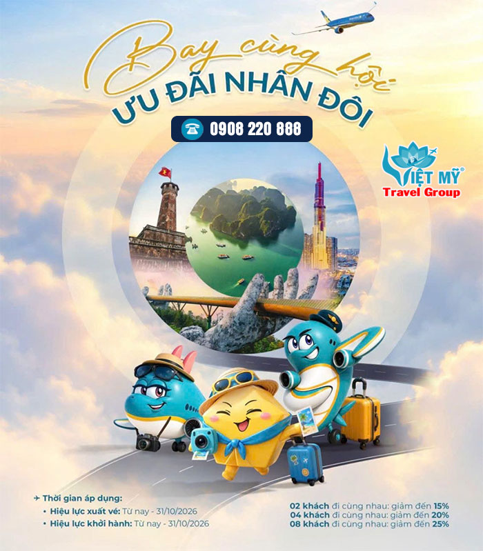Vietnam Airlines giảm đến 25% cho khách đi theo nhóm