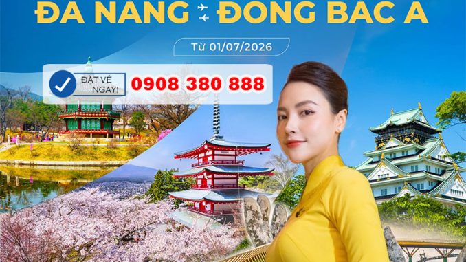Vietnam Airlines tăng tần suất chuyến bay thẳng từ Đà Nẵng đến Seoul, Tokyo và Osaka